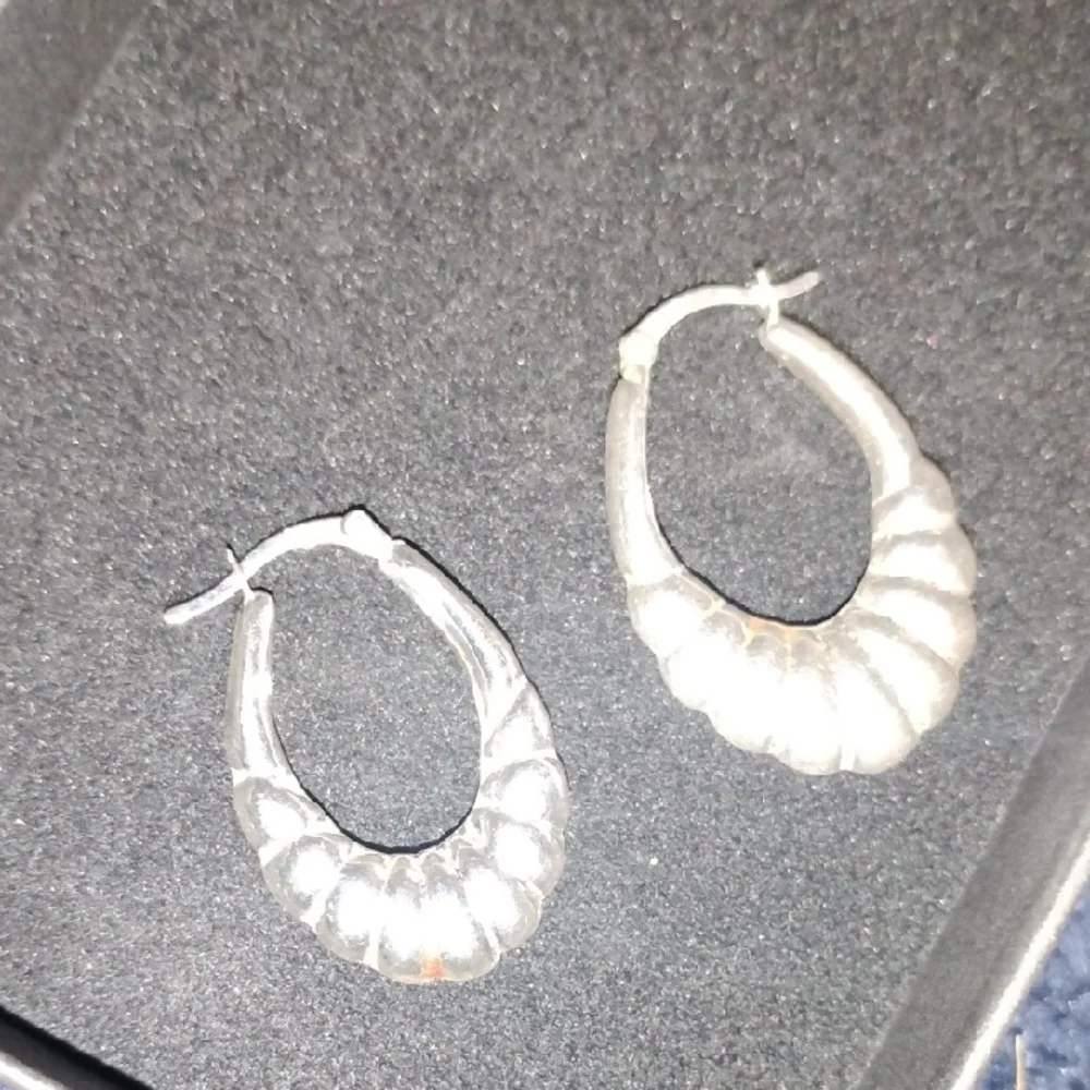 Scrap Silver Hoop Earrings Different Sizes